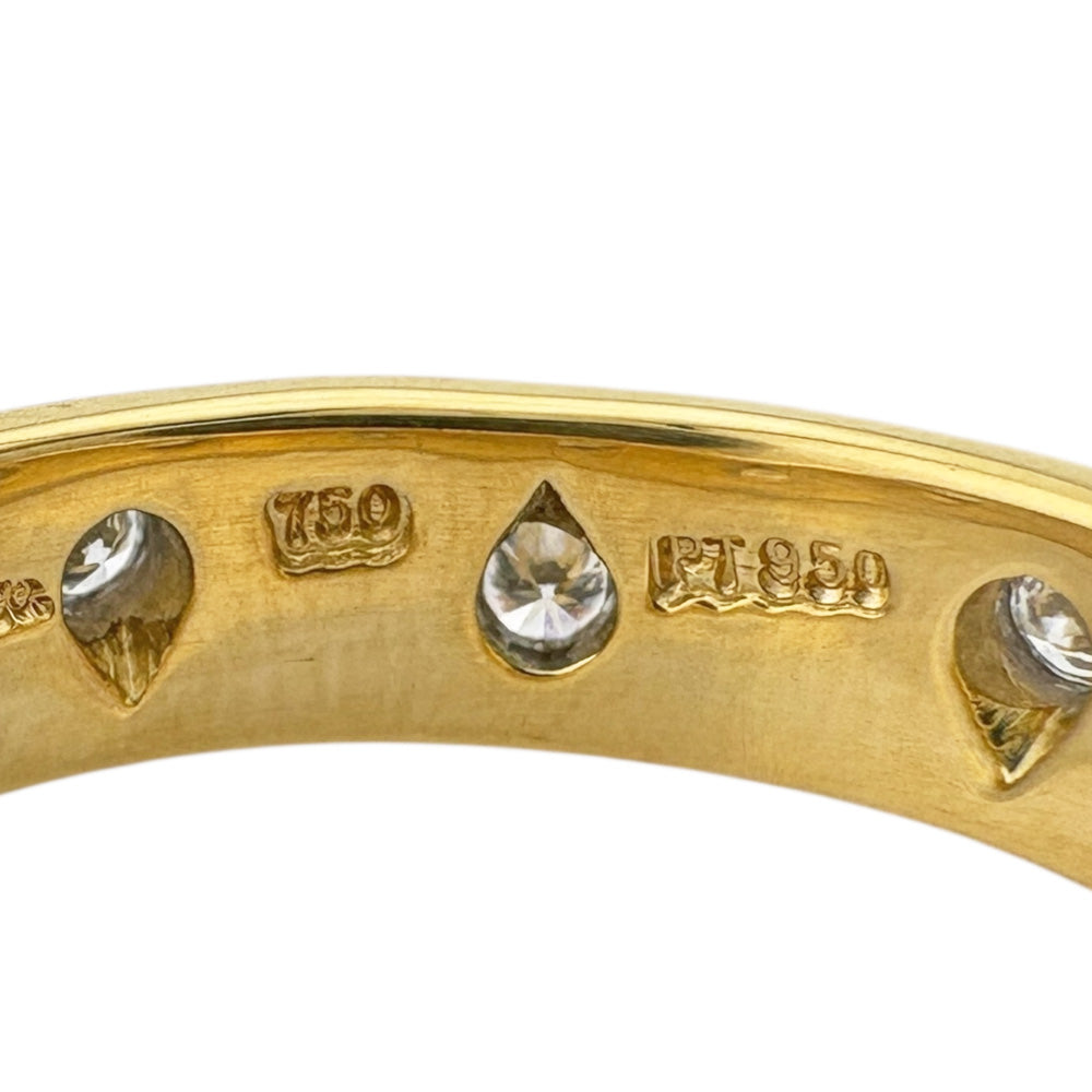 TIFFANY&Co. ティファニー ドッツ リング 指輪 10号 18金 K18イエロー