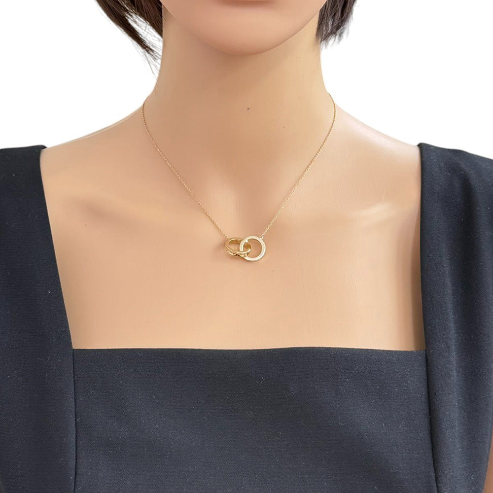 TIFFANY&Co. ティファニー インターロッキング サークル ネックレス 18