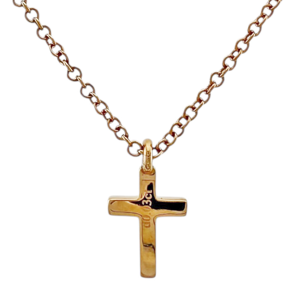 TIFFANY&Co. ティファニー メトロクロス ネックレス 18金 K18ピンク