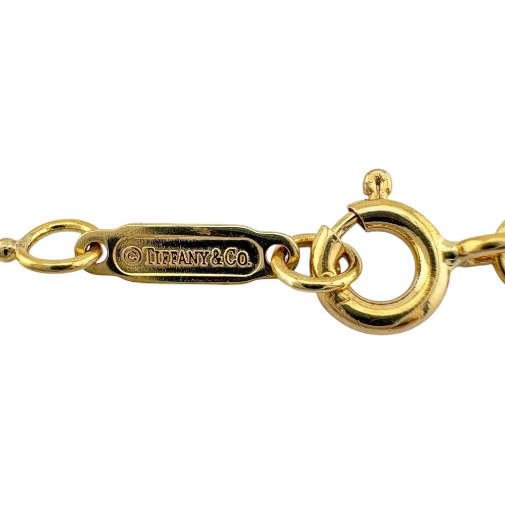 TIFFANY&Co. ティファニー オーバルキー ネックレス 18金 K18イエロー
