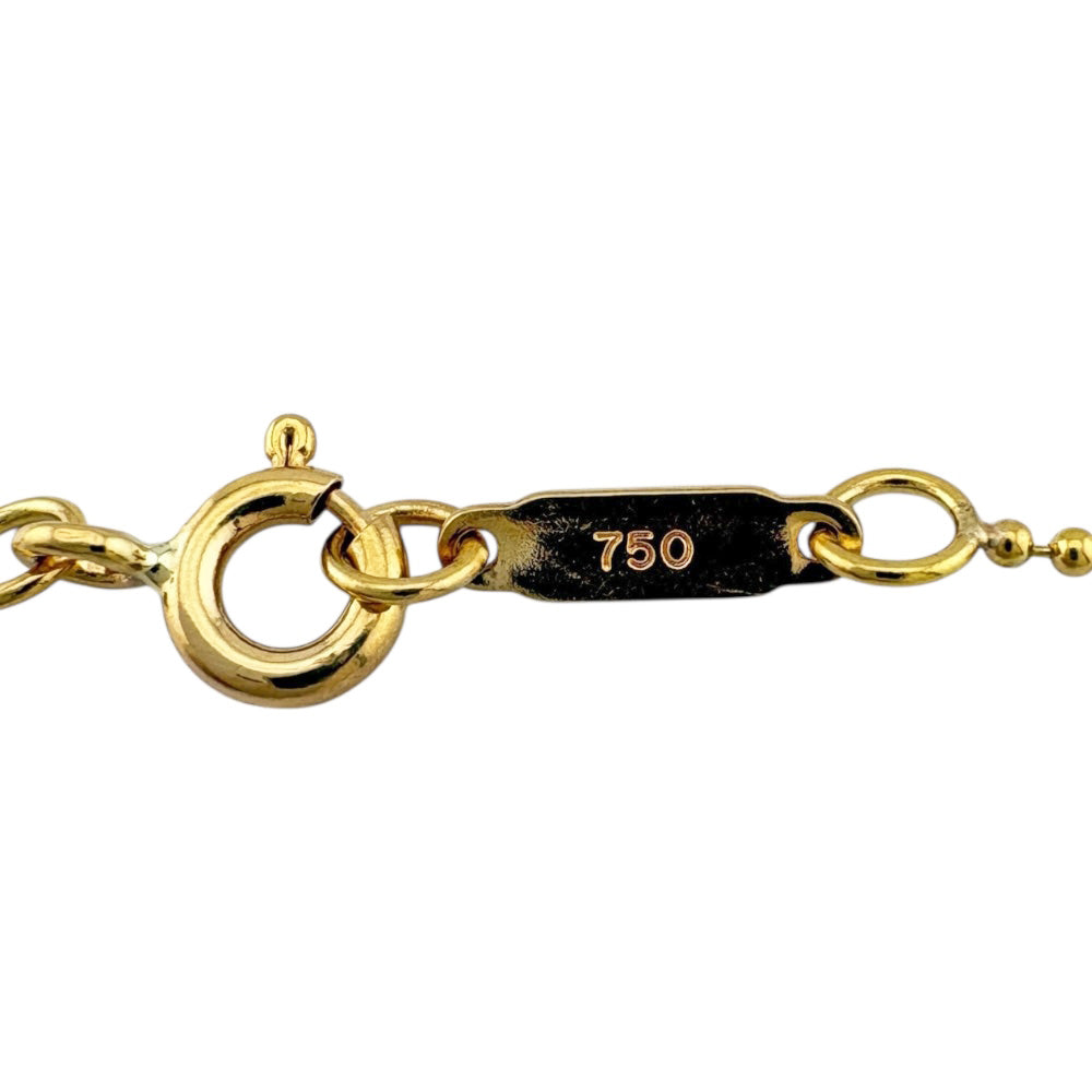 TIFFANY&Co. ティファニー オーバルキー ネックレス 18金 K18イエロー