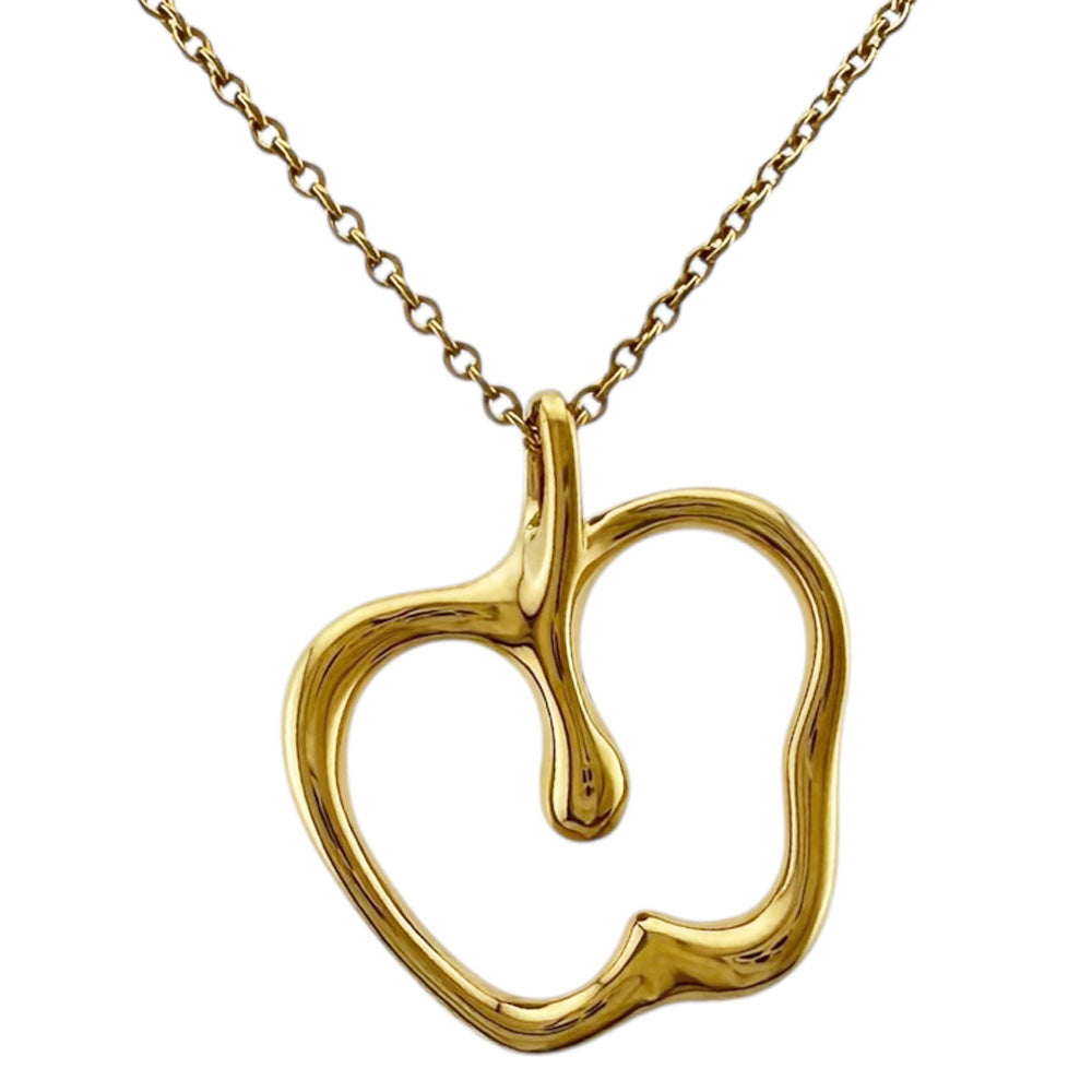 TIFFANY&Co. ティファニー アップル ネックレス 18金 K18イエロー