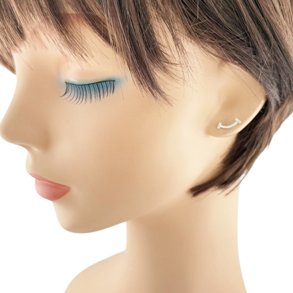 TIFFANY&Co. ティファニー Tスマイル ピアス 18金 K18ホワイトゴールド