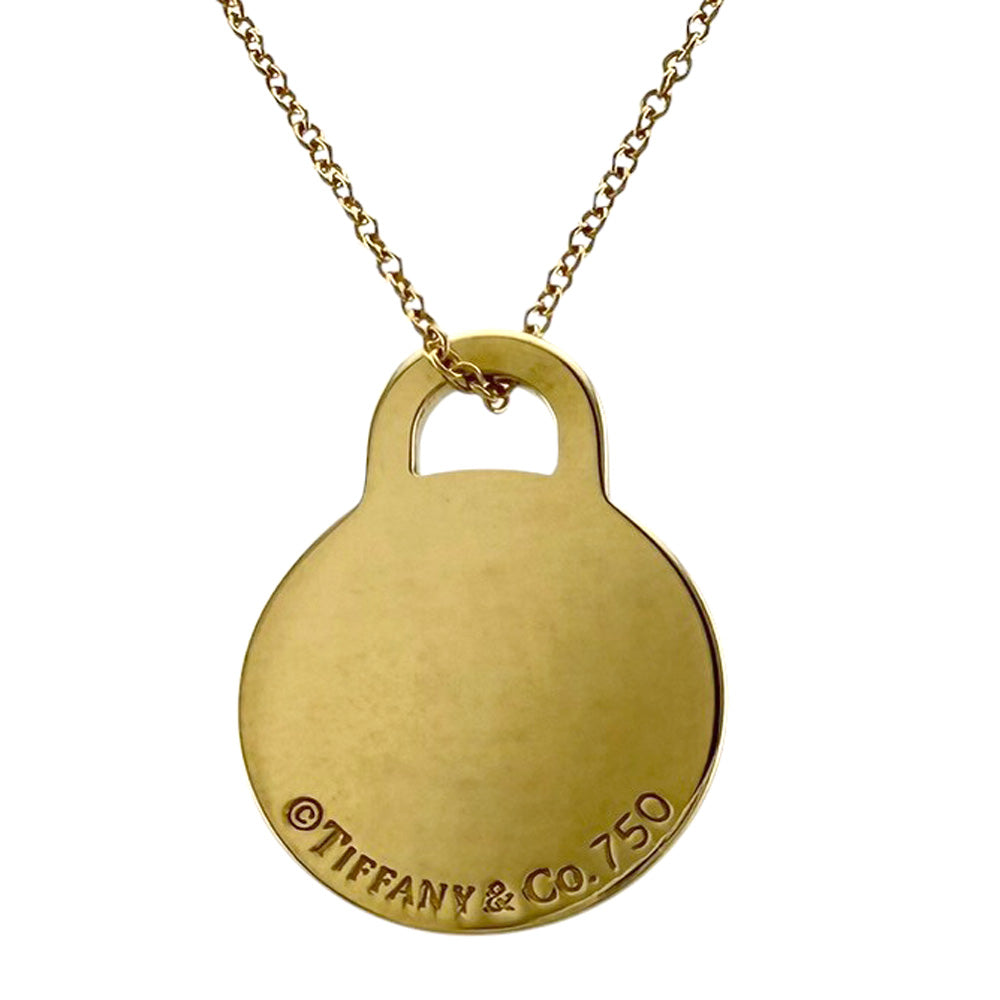 TIFFANY&Co. ティファニー リターントゥ ネックレス 18金 K18イエロー