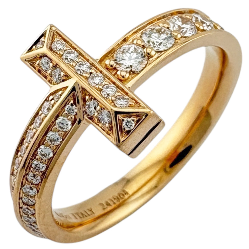 TIFFANY&Co. ティファニー Tワン リング 指輪 12.5号 18金 K18ピンク 