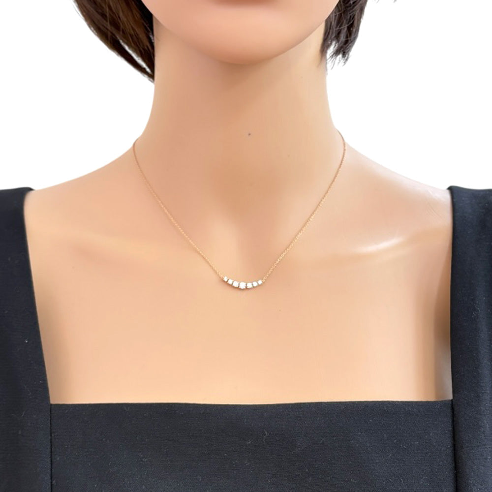 TIFFANY&Co. ティファニー イーストウェスト ダイヤモンド ネックレス 
