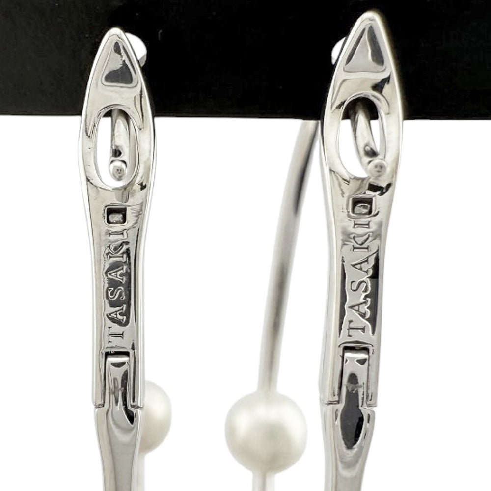TASAKI タサキ ピアス 18金 K18ホワイトゴールド パール レディース
