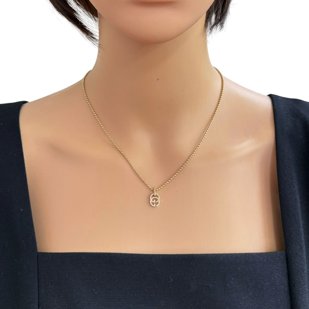 GUCCI グッチ GGランニング ネックレス 18金 K18イエローゴールド