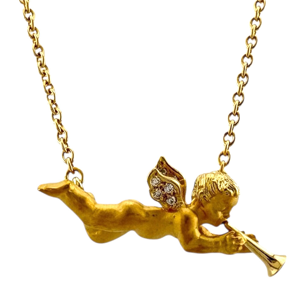 Carrera y Carrera カレライカレラ ネックレス 18金 K18イエロー