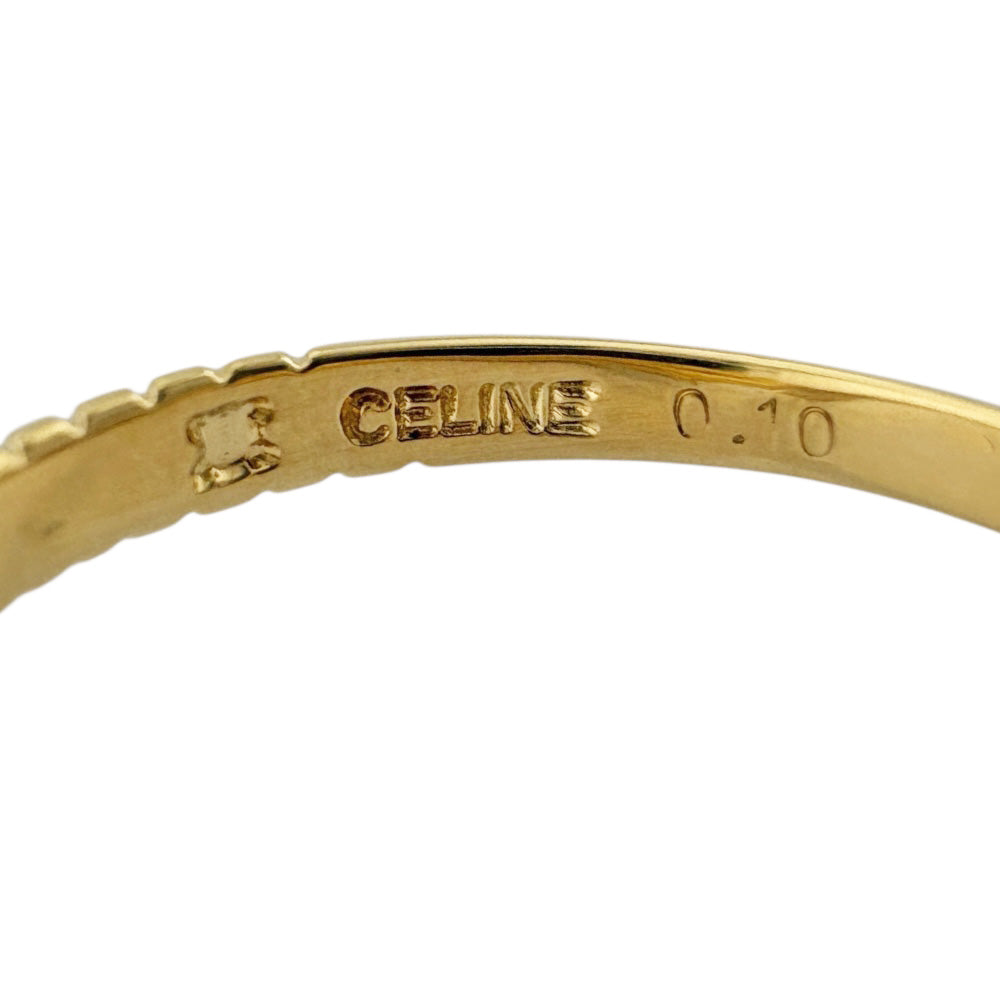 CELINE セリーヌ リング 指輪 13号 18金 K18イエローゴールド