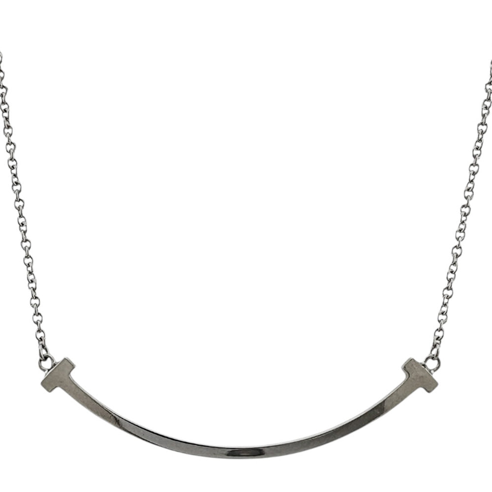 ケ*ピ様 【限定価格】Tiffany & Co. シルバーTスマイルネックレス TIFFANY&Co.（ティファニー） ネックレス レディース クリスマス