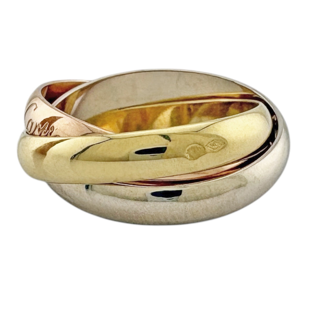 CARTIER Trinity Ring Ring No. 10.5 18K K18 Yellow Gold Women's