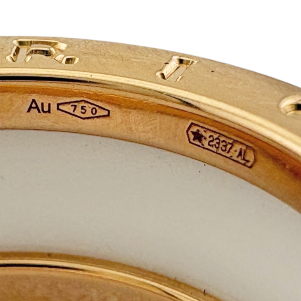 BVLGARI ブルガリ B-zero.1 ビーゼロワン ホワイトセラミック リング