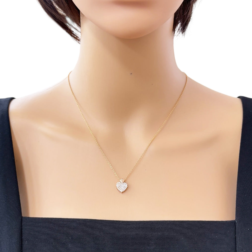 Damiani ダミアーニ クオーリハート ネックレス 18金 K18ピンク 