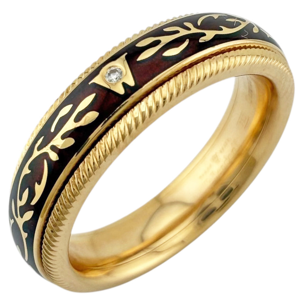 MIKIMOTO ミキモト ウェレンドルフ リング 指輪 10号 18金 K18イエロー