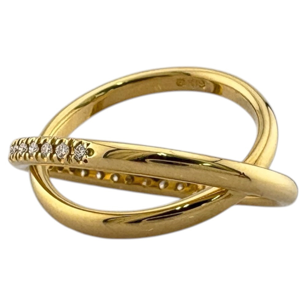 MIKIMOTO ミキモト リング 指輪 14号 18金 K18イエローゴールド