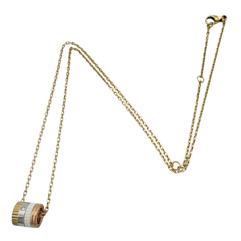 Boucheron ブシュロン キャトルホワイト ネックレス 18金 K18イエロー