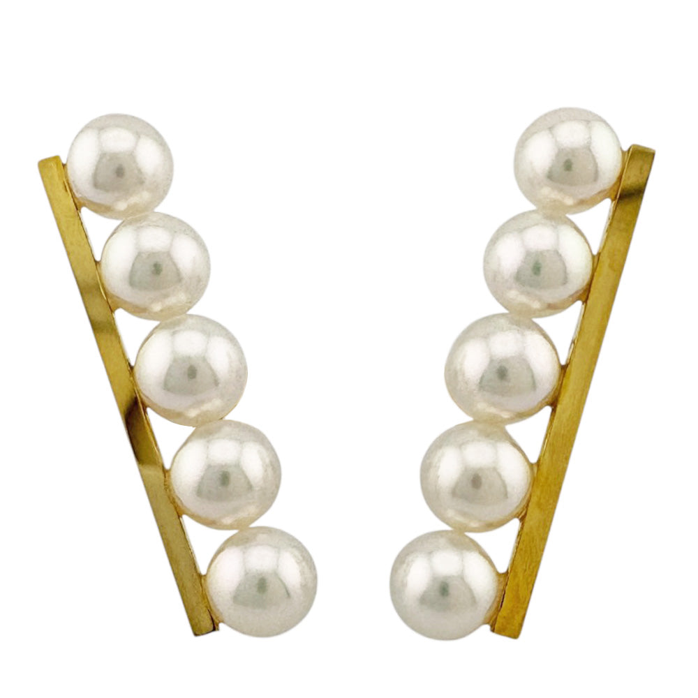 TASAKI タサキ バランスプラス ピアス 18金 K18イエローゴールド