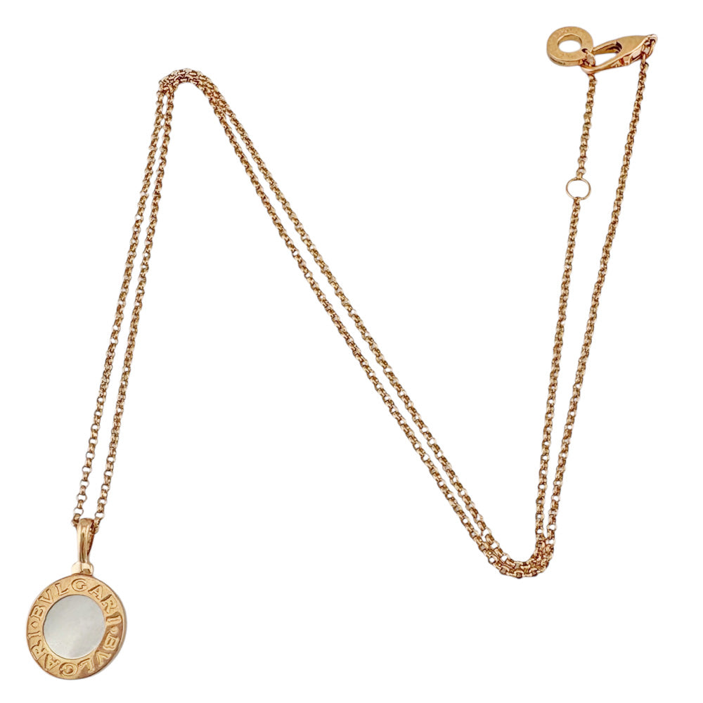 BVLGARI ブルガリ ブルガリブルガリ ネックレス 18金 K18ピンク