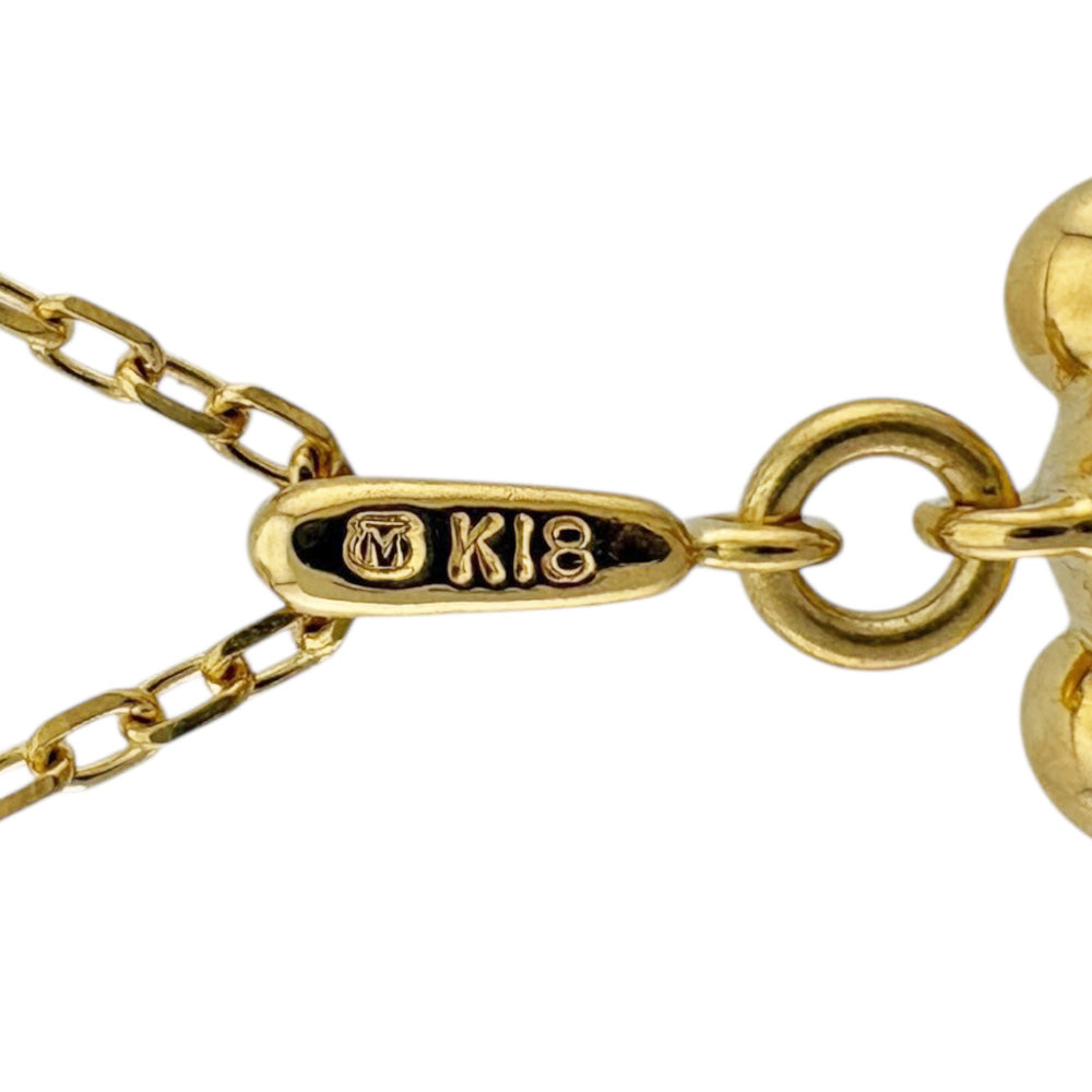 MIKIMOTO ミキモト ネックレス 18金 K18イエローゴールド パール