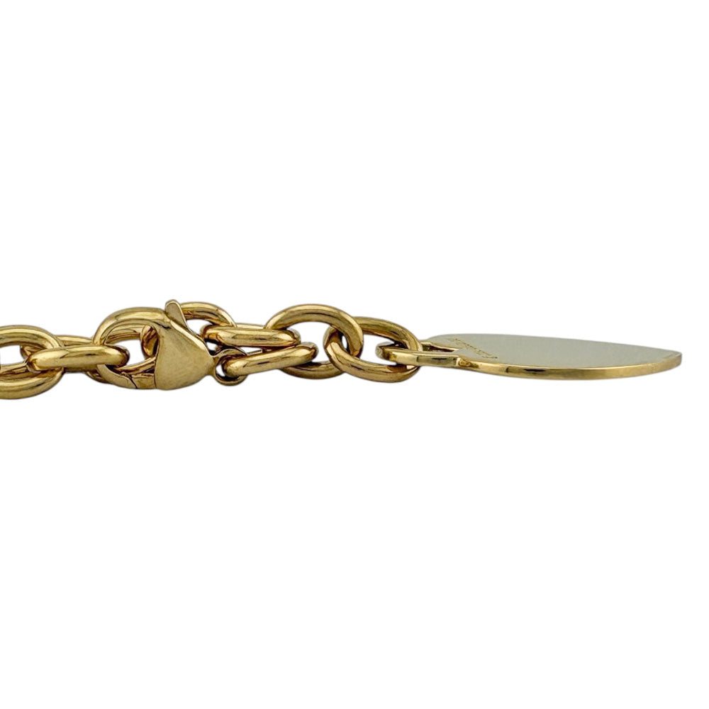 TIFFANY&Co. ハートチャーム ブレスレット ゴールドカラー　ノベルティ TIFFANY&Co. ティファニー リターントゥ ハートタグ ブレスレット 18金