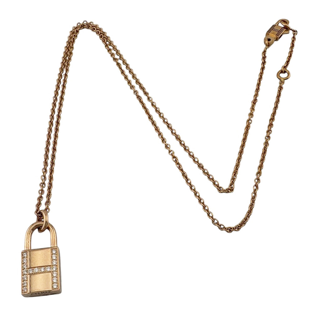 HERMES エルメス アミュレット ケリー カデナス ネックレス 18金 K18