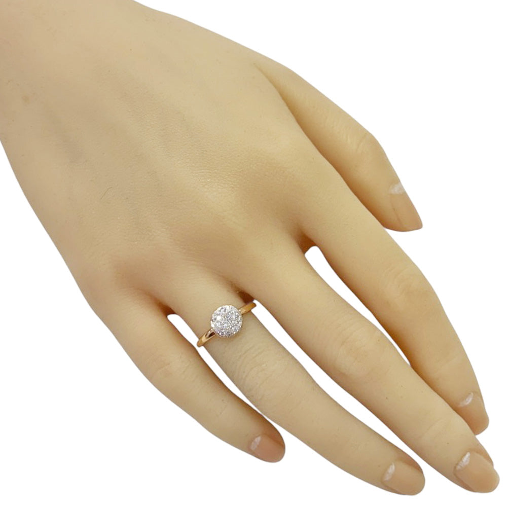 Pomellato サッビア リング／18金PG、ピンクダイヤ Pomellato ポメラート サッビア リング 指輪 10.5号 18金 K18ピンク