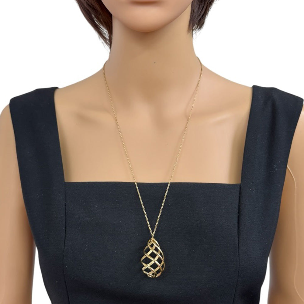 TIFFANY&Co. ティファニー ルーチェ ネックレス 18金 K18イエロー 