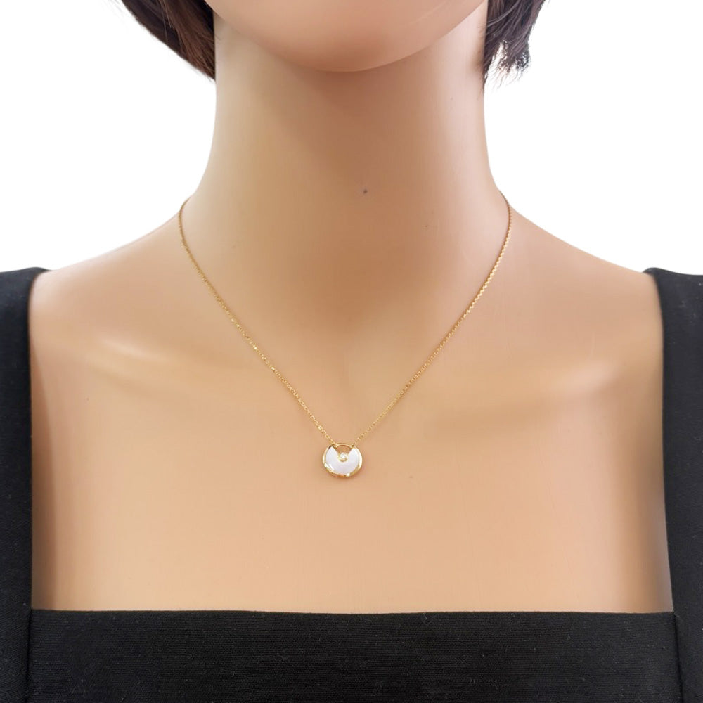 CARTIER カルティエ アミュレット ネックレス 18金 K18イエロー