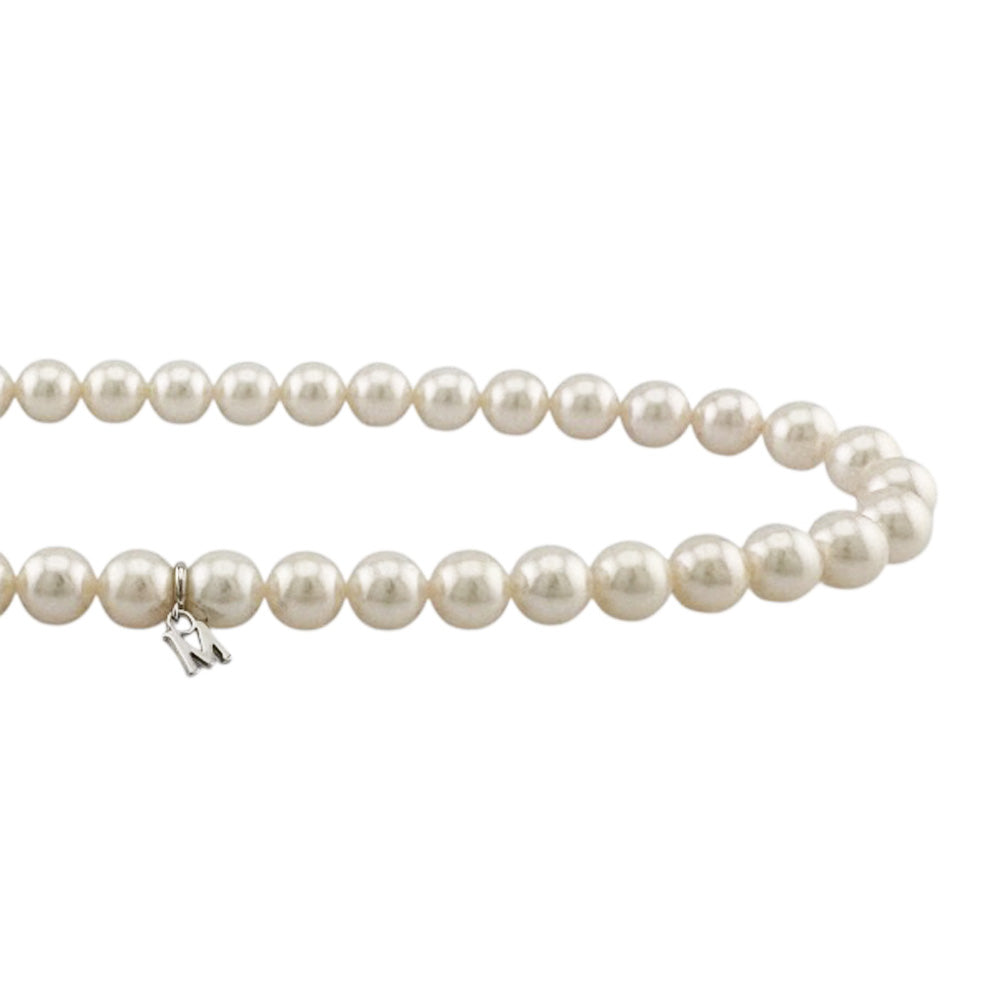 MIKIMOTO ミキモト ネックレス シルバー パール レディース 中古