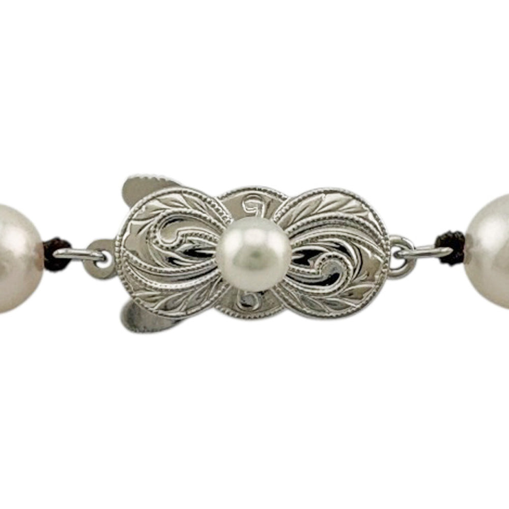 MIKIMOTO ミキモト ネックレス シルバー パール レディース 中古