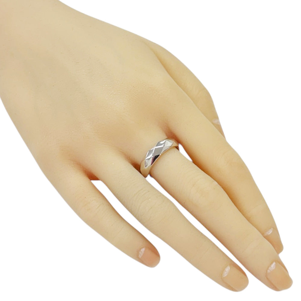 Boucheron ブシュロン ファセット リング 指輪 15号 18金 K18ホワイト
