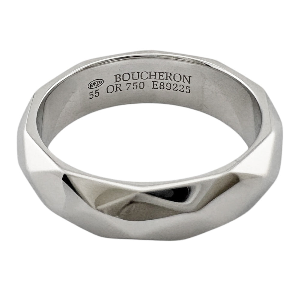 Boucheron ブシュロン ファセット リング 指輪 15号 18金 K18ホワイト