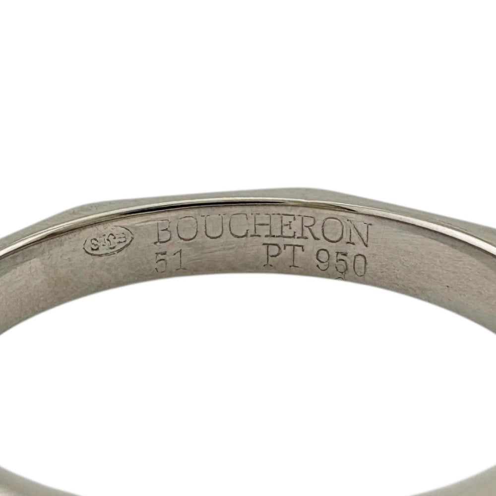 Boucheron ブシュロン ファセット3ダイヤ リング 指輪 11号 Pt950