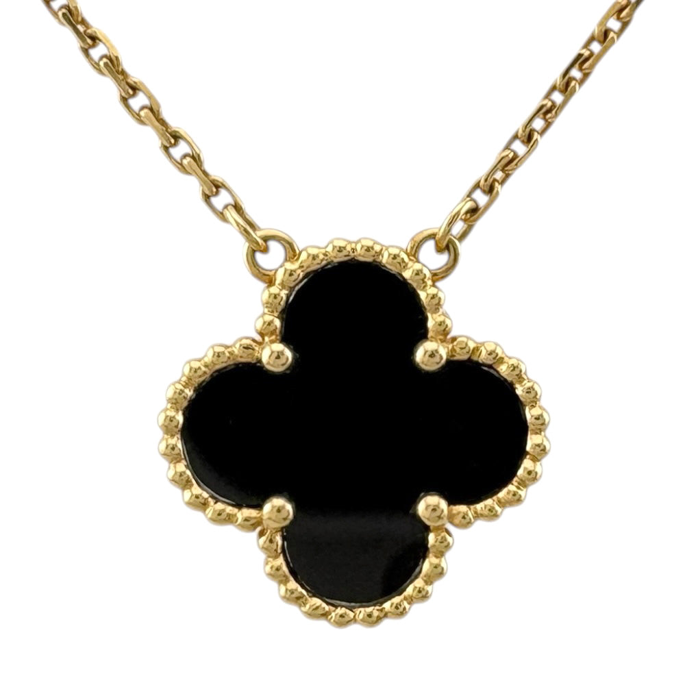 vancleef&arpels オニキス　ヴィンテージ　ネックレス Van Cleef & Arpels ヴァンクリーフ＆アーペル ヴィンテージ