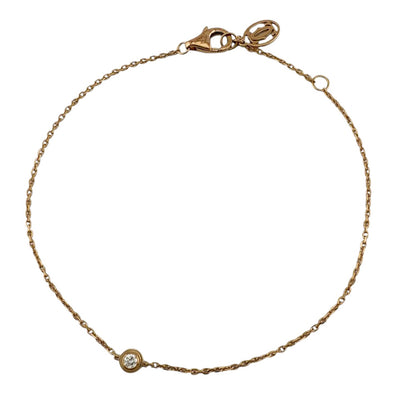 CARTIER カルティエ ダムール XS 0.04ct ブレスレット 18金 K18ピンク
