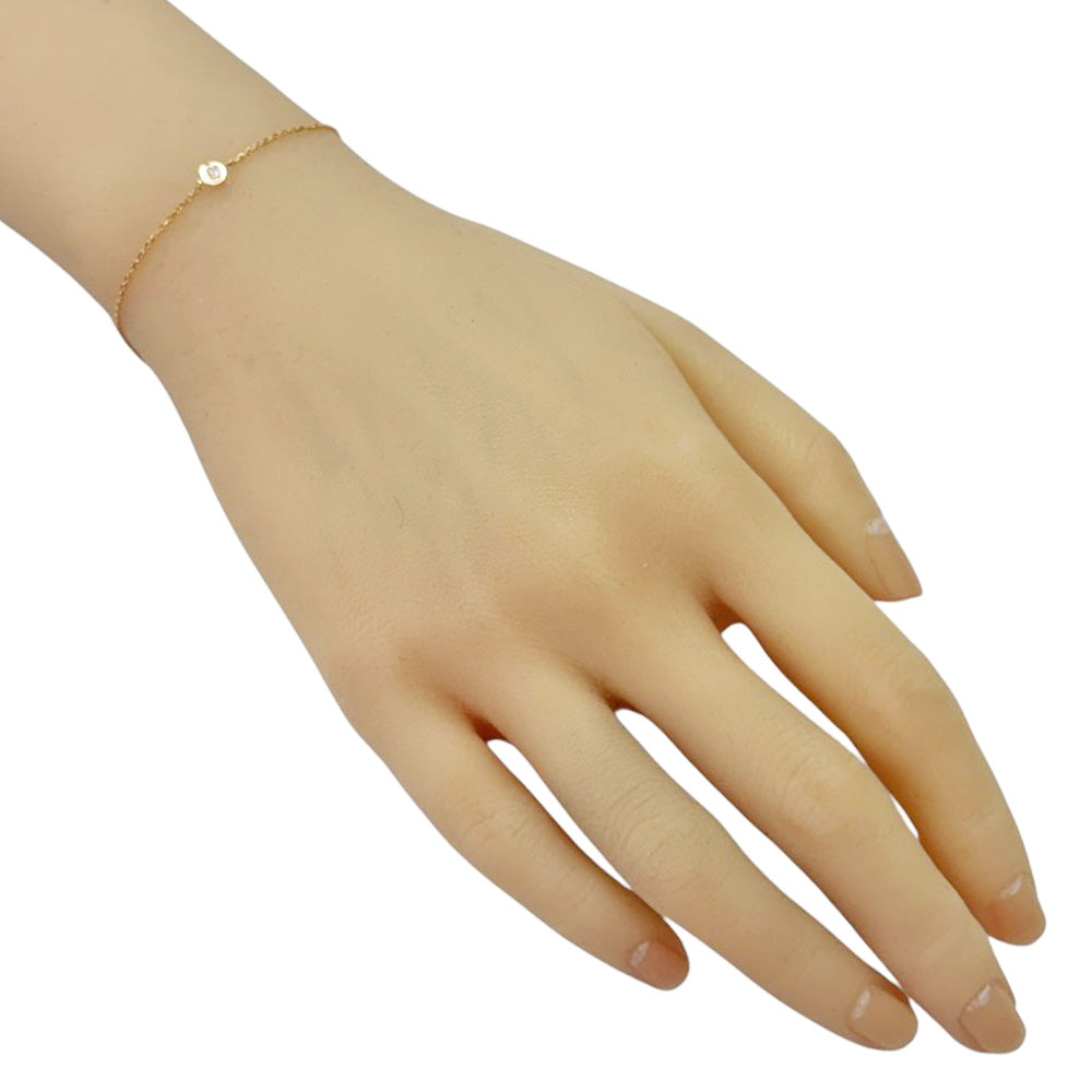CARTIER カルティエ ダムール XS 0.04ct ブレスレット 18金 K18ピンク