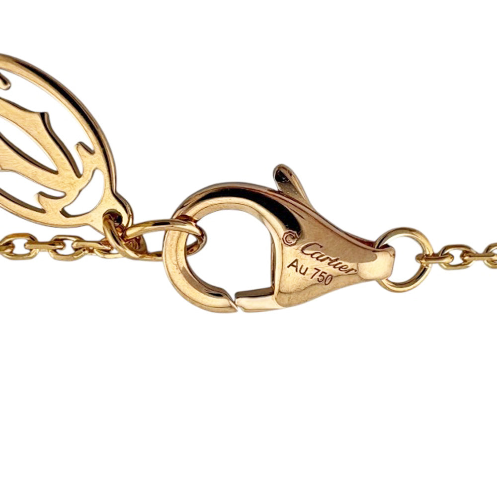 CARTIER カルティエ ダムール XS 0.04ct ブレスレット 18金 K18ピンク 