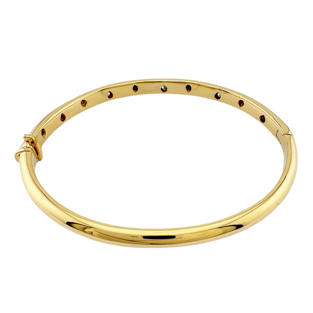 TIFFANY&Co. ティファニー ドッツ バングル 18金 K18イエローゴールド
