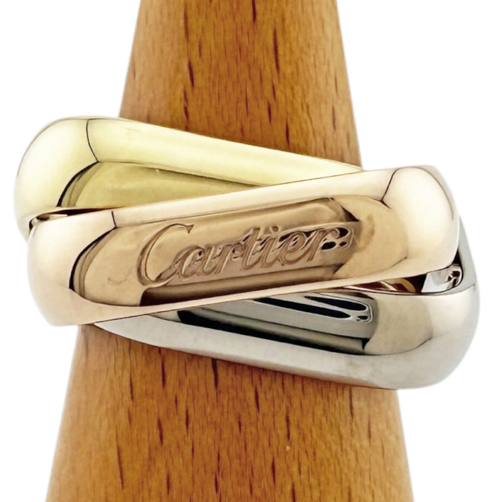 Cartier ⭐︎トリニティクッションリング#10⭐︎週末までセール中 CARTIER カルティエ トリニティ クッション ラージ リング 指輪 -号 18