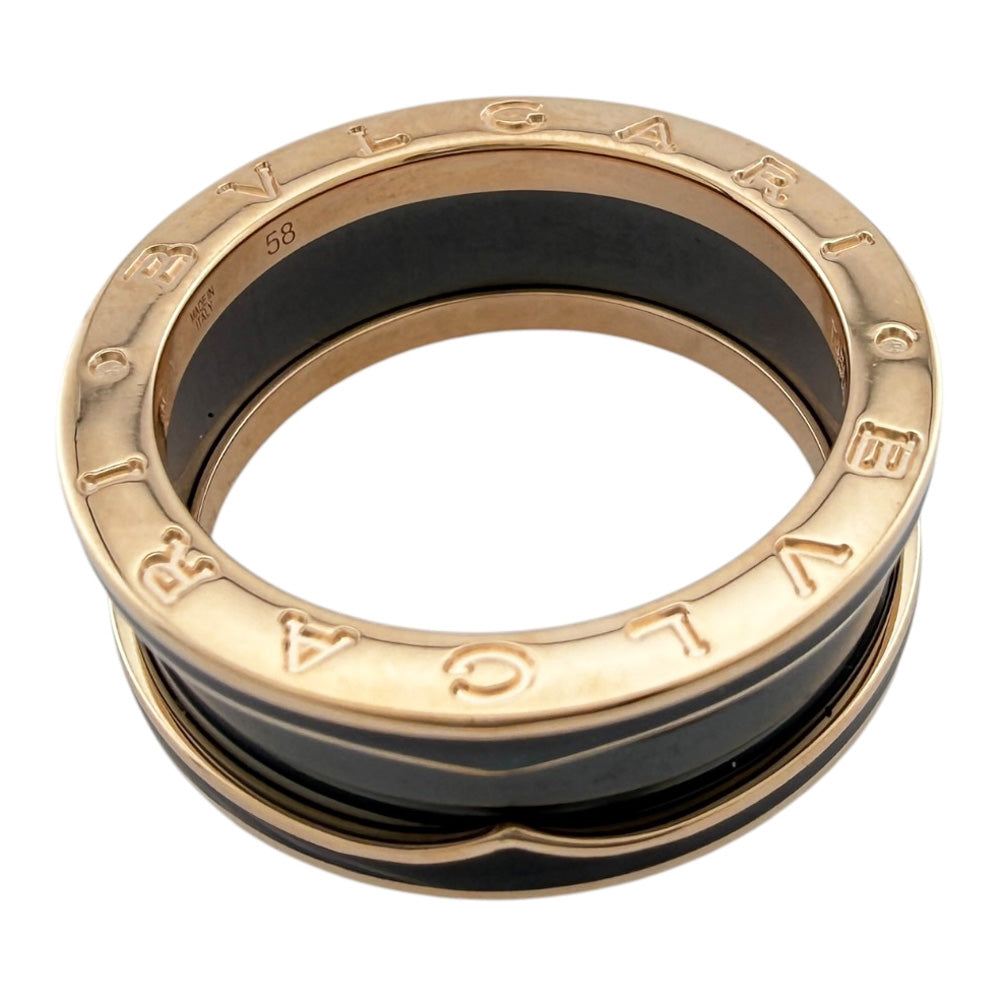 BVLGARI ブルガリ B-zero.1 ビーゼロワン 2バンド リング 指輪 17.5号