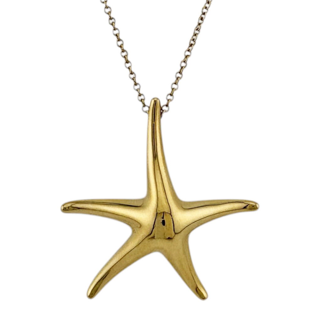 TIFFANY&Co. ティファニー スターフィッシュ ネックレス 18金 K18