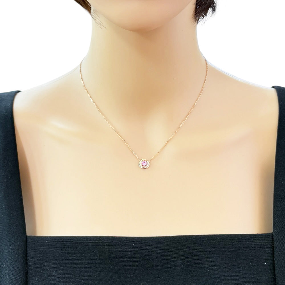 CARTIER カルティエ ベビートリニティ ネックレス 18金 K18ピンク 