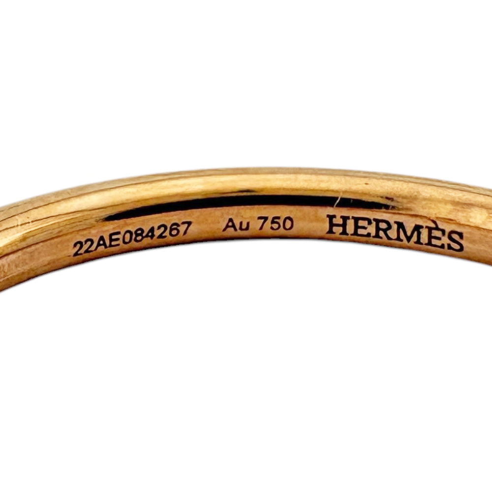 HERMES エルメス フランス ケリークロシェット リング 指輪 6.5号 18金
