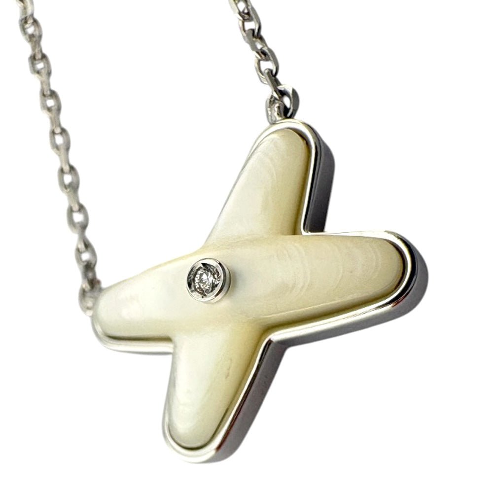 Chaumet ショーメ ジュ ドゥ リアン ネックレス 18金 K18ホワイト