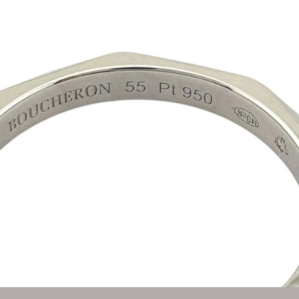 Boucheron ブシュロン ファセット リング 指輪 14.5号 Pt950プラチナ