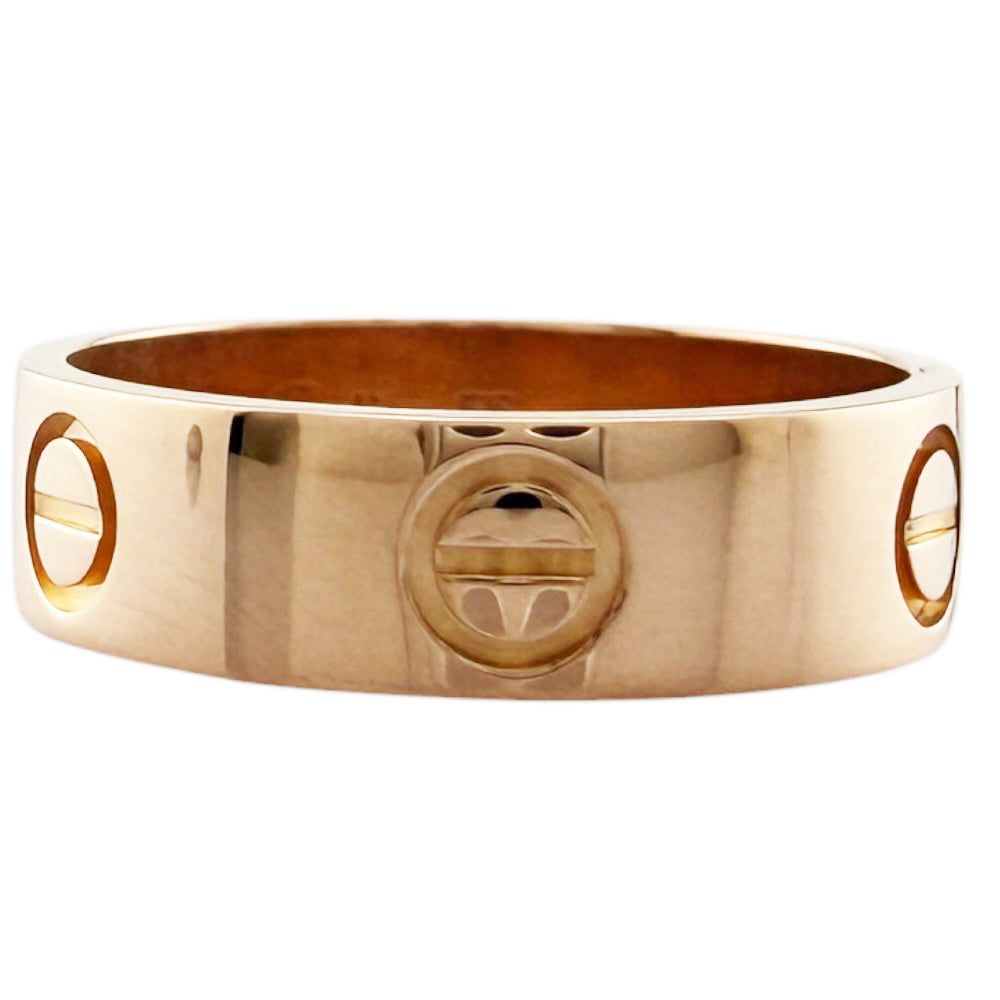 CARTIER カルティエ ラブ リング 指輪 15号 18金 K18ピンクゴールド