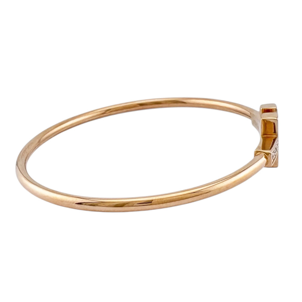 TIFFANY&Co. ティファニー Tワイヤー ブレスレット 18金 K18ピンク 
