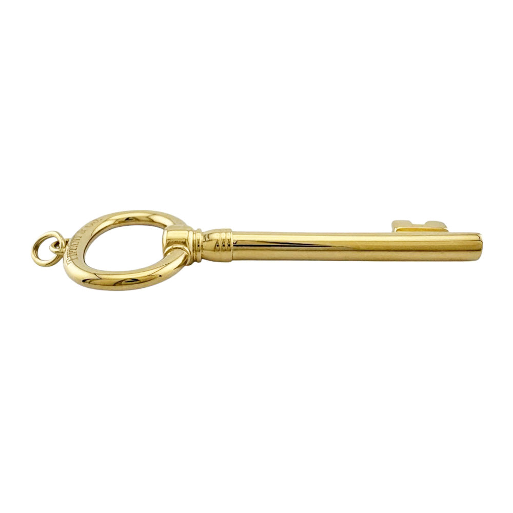 TIFFANY&Co. ティファニー オーバルキー ペンダントトップ 18金 K18