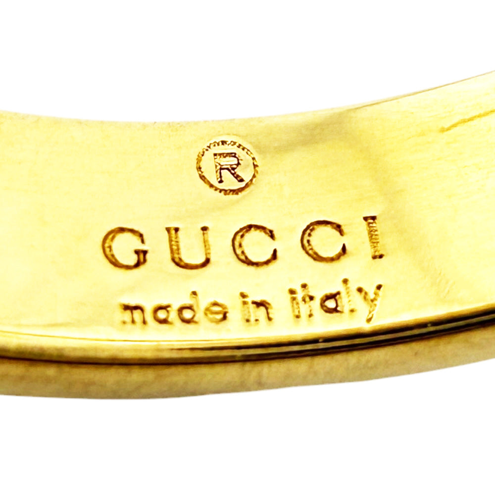 GUCCI グッチ アイコン リング 指輪 18号 18金 K18イエローゴールド